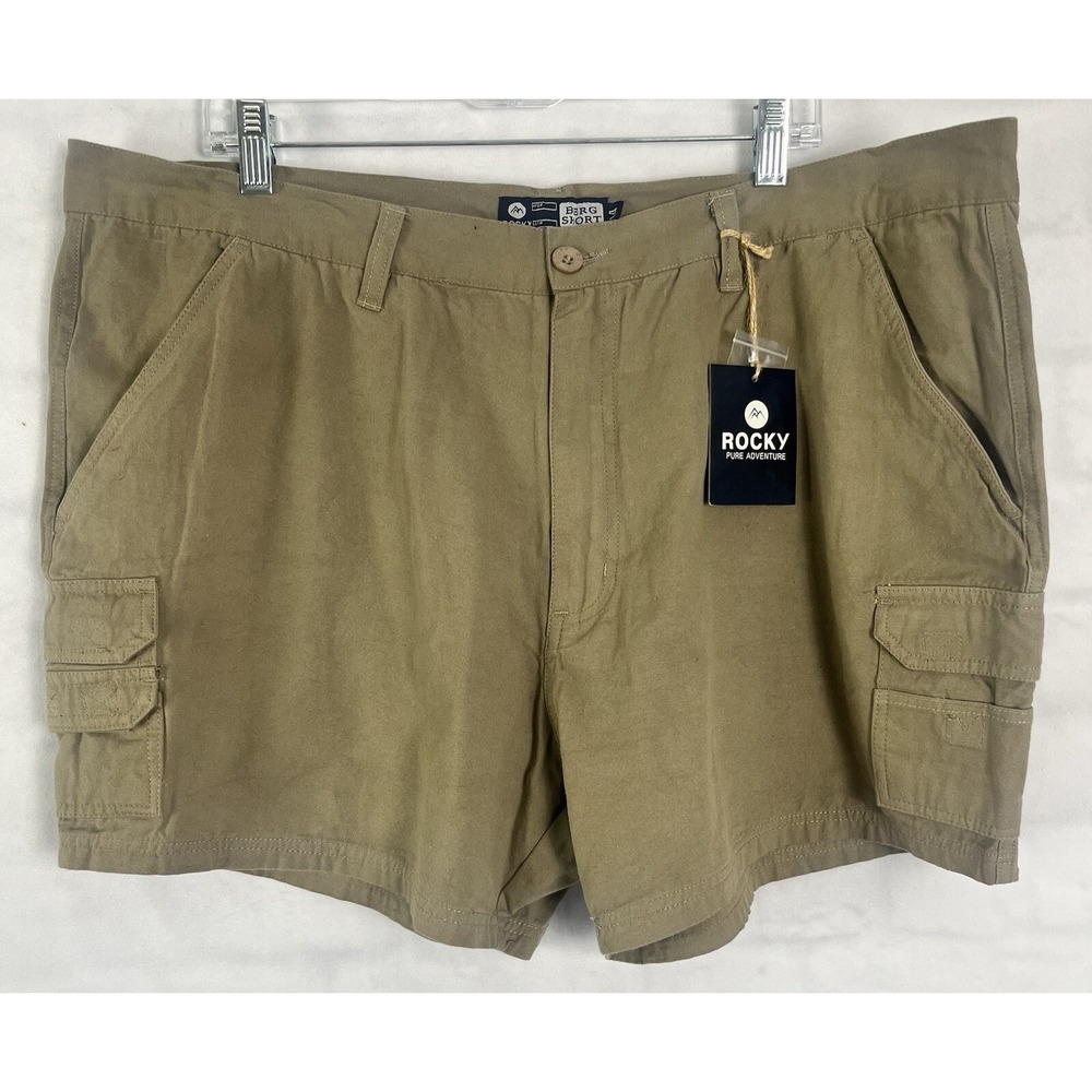 Rocky Men's Khaki Cargo Shorts In "Berg Short" Style Size 44 - NWT